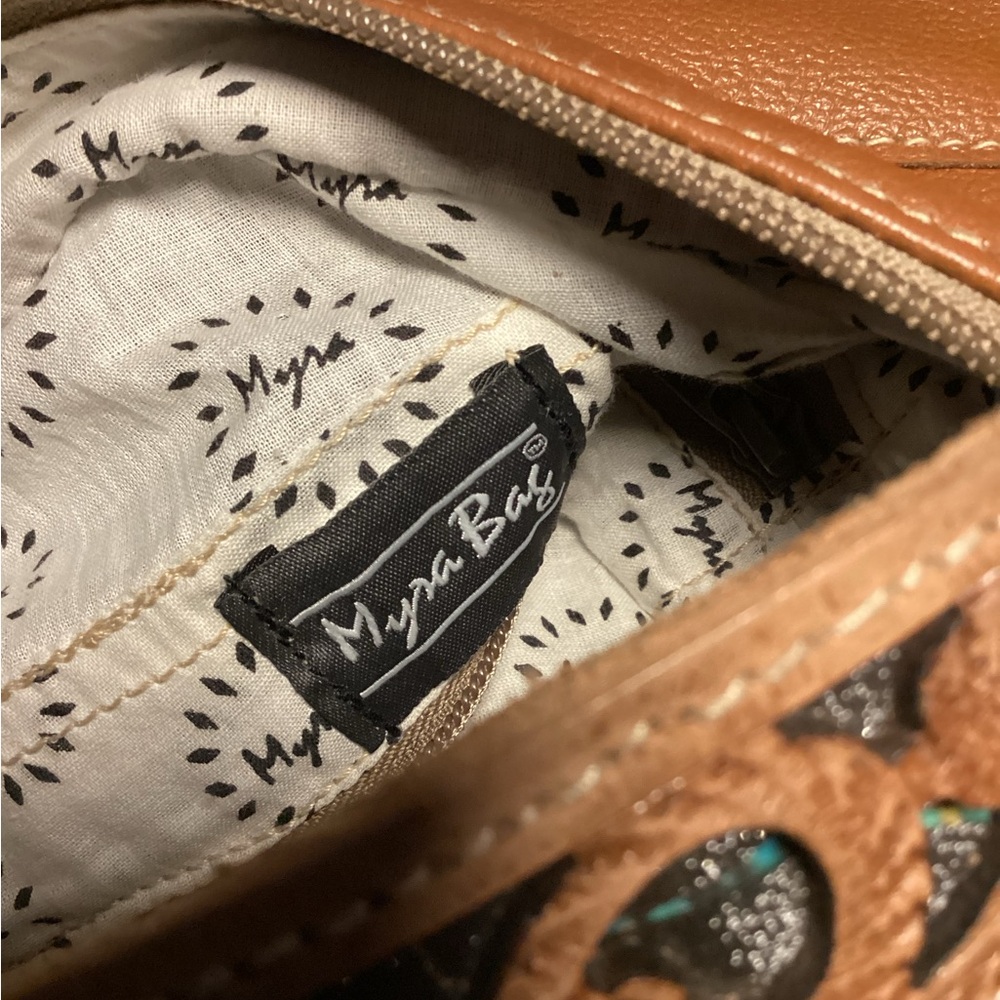 Myra Western Patterned Shoulder Bag - image 5